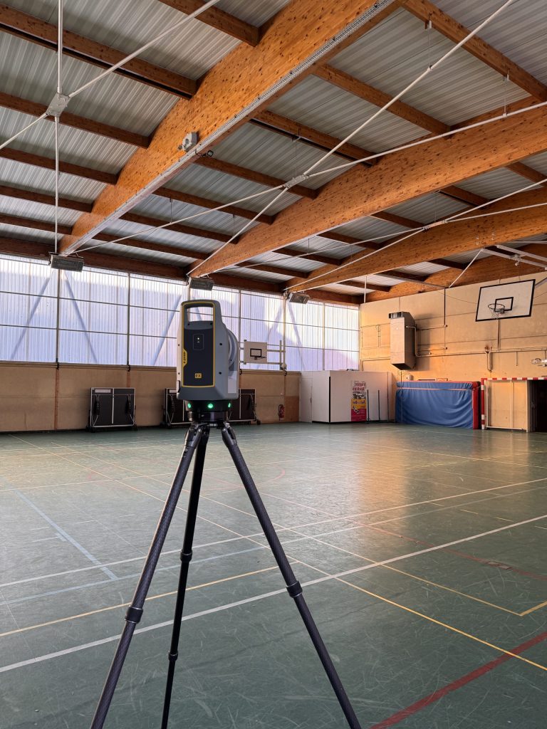 Relevé complet d’un gymnase à Clermont-Ferrand : une nouvelle mission pour AJSCAN