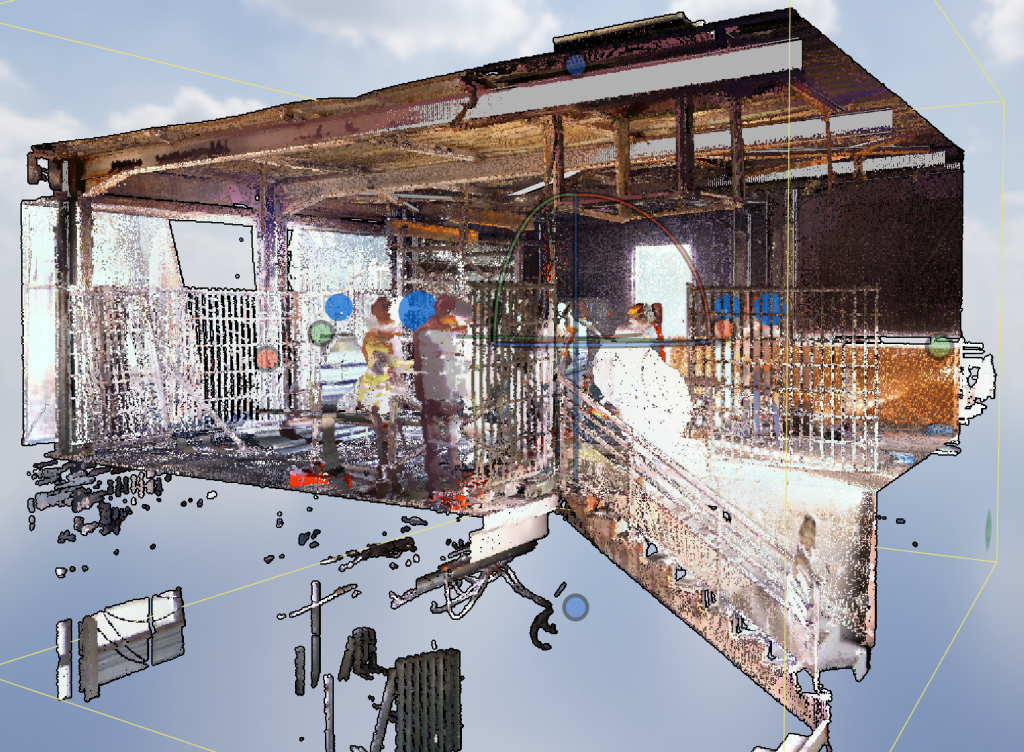 AJSCAN - Relevé 3D aprés incendie pour reconstruction - Rendu 3D