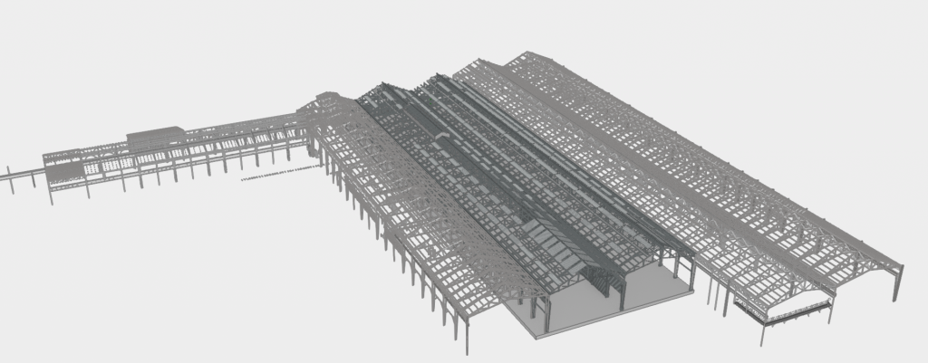relevé scan 3D site industriel 15000 m2